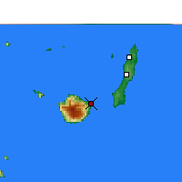 Nearby Forecast Locations - 屋久島 - 图