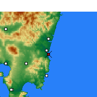 Nearby Forecast Locations - 宫崎机场 - 图