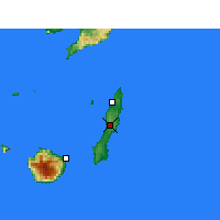 Nearby Forecast Locations - 種子島機場 - 图
