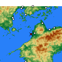 Nearby Forecast Locations - 松山機場 - 图