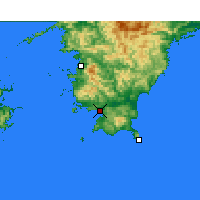 Nearby Forecast Locations - 宿毛 - 图