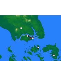 Nearby Forecast Locations - 新加坡/巴耶 - 图