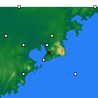 Nearby Forecast Locations - 崂山 - 图
