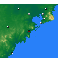 Nearby Forecast Locations - 胶南 - 图