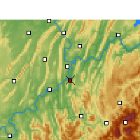 Nearby Forecast Locations - 巴南区 - 图