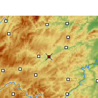Nearby Forecast Locations - 玉屏 - 图