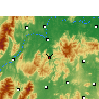 Nearby Forecast Locations - 双牌 - 图