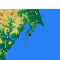 Nearby Forecast Locations - 玉环 - 图
