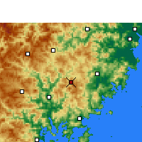 Nearby Forecast Locations - 柘荣 - 图