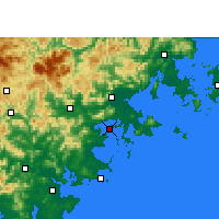 Nearby Forecast Locations - 秀屿港 - 图