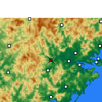 Nearby Forecast Locations - 南靖 - 图