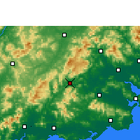 Nearby Forecast Locations - 揭西 - 图