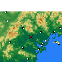 Nearby Forecast Locations - 揭阳 - 图