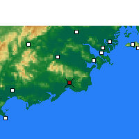 Nearby Forecast Locations - 惠来 - 图