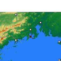 Nearby Forecast Locations - 防城港 - 图