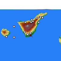 Nearby Forecast Locations - Teneriffa/Sued - 图