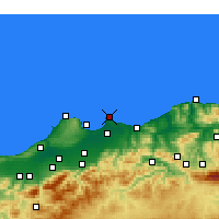 Nearby Forecast Locations - Bordj-El-Bahri - 图