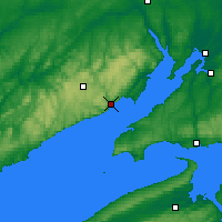 Nearby Forecast Locations - Fundy Park Cs - 图