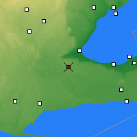 Nearby Forecast Locations - 哈密尔顿 - 图