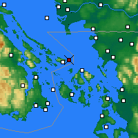 Nearby Forecast Locations - Saturna Island - 图
