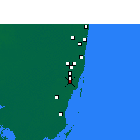 Nearby Forecast Locations - 迈阿密 - 图