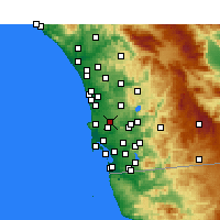 Nearby Forecast Locations - Miramar - 图