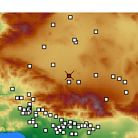 Nearby Forecast Locations - 棕櫚谷 - 图