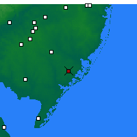 Nearby Forecast Locations - 大西洋城 - 图