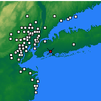 Nearby Forecast Locations - 纽约 (肯尼迪机场) - 图