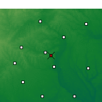 Nearby Forecast Locations - 布拉格堡 - 图