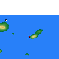 Nearby Forecast Locations - 聖克里斯托巴爾島 - 图