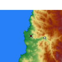 Nearby Forecast Locations - Desierto de Atacama Airport - 图