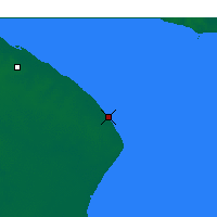Nearby Forecast Locations - Punta Indio - 图