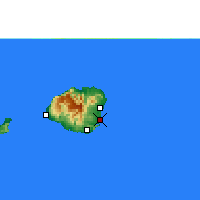 Nearby Forecast Locations - Lihue, Kauai - 图