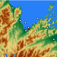 Nearby Forecast Locations - 阿贝尔塔斯曼国家公园 - 图