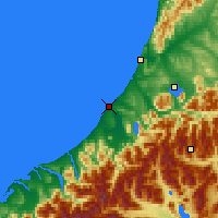 Nearby Forecast Locations - Hokitika - 图