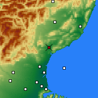 Nearby Forecast Locations - Waipara - 图