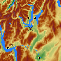 Nearby Forecast Locations - 瓦納卡 - 图