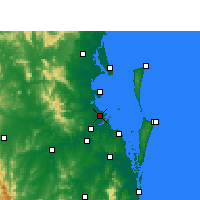 Nearby Forecast Locations - 布里斯班 - 图