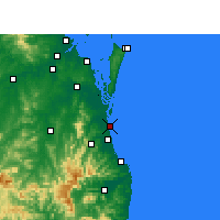 Nearby Forecast Locations - Gold Coast Seaway - 图