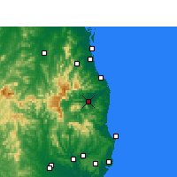 Nearby Forecast Locations - Murwillumbah - 图