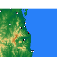 Nearby Forecast Locations - Coolangatta - 图
