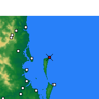Nearby Forecast Locations - Cape Moreton - 图