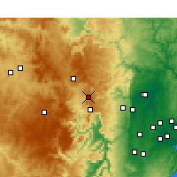 Nearby Forecast Locations - Mount Boyce - 图