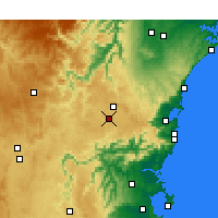 Nearby Forecast Locations - 莫斯維爾 - 图