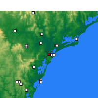 Nearby Forecast Locations - Newcastle Uni - 图
