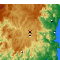 Nearby Forecast Locations - Bombala - 图
