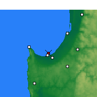 Nearby Forecast Locations - Busselton - 图