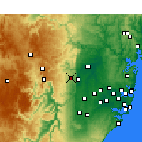 Nearby Forecast Locations - Springwood - 图