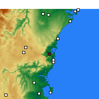 Nearby Forecast Locations - 卧龙岗 - 图